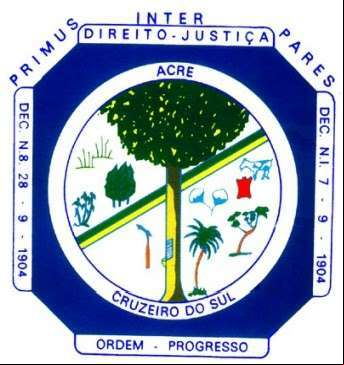 Brasão da cidade de Cruzeiro Do Sul - AC