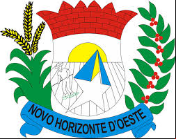 Brasão da cidade de Novo Horizonte Do Oeste - RO