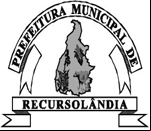 Brasão da cidade de Recursolandia - TO