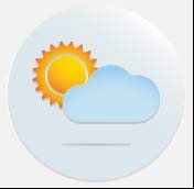 Clima atual: Parcial. nublado