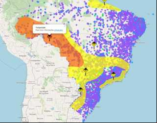 Imagem Ilustrativa da notícia Alerta Laranja emitido pelo INMET para a região Norte e Centro-Oeste do país nesta sexta feira